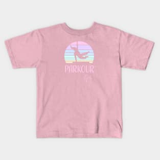 Parkour Girls Kids T-Shirt